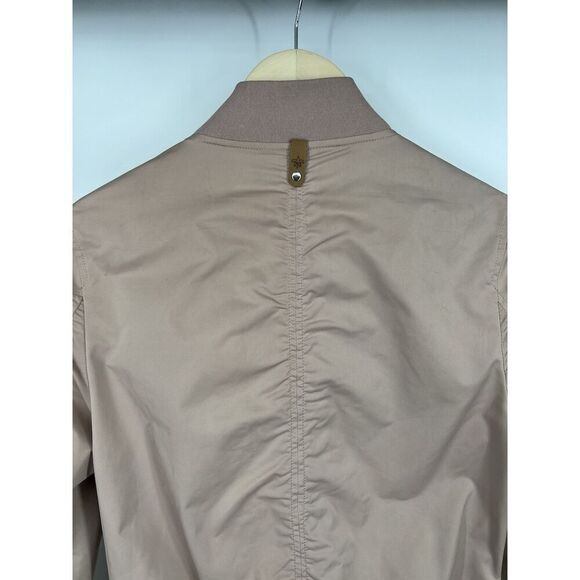 Mackage Vimka Bomber Goat Suede Dusty Pink Jacket Size Small - Picture 6 of 9